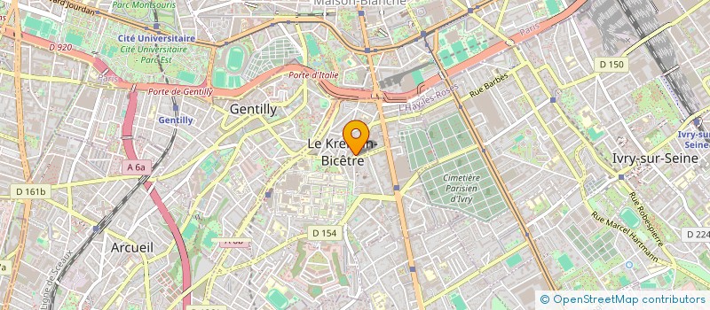 localisation de l'entreprise BBI  LE KREMLIN-BICETRE