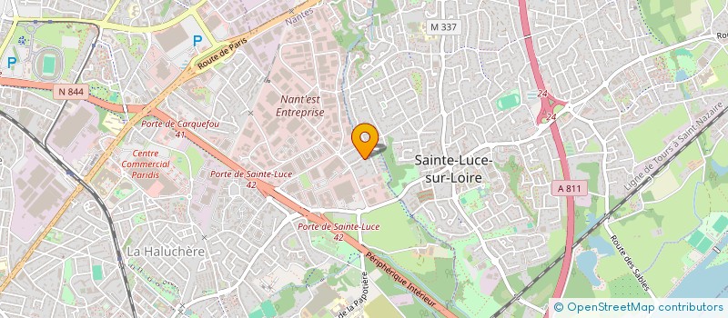 localisation de l'entreprise BBI à NANTES
