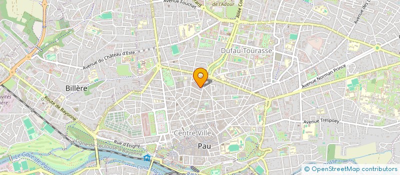 localisation de l'entreprise BBI à PAU
