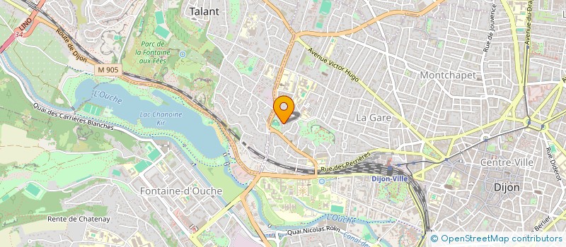 localisation de l'entreprise BBI  DIJON