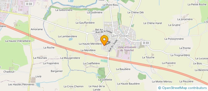 localisation de l'entreprise BBI  SAINT-DIDIER