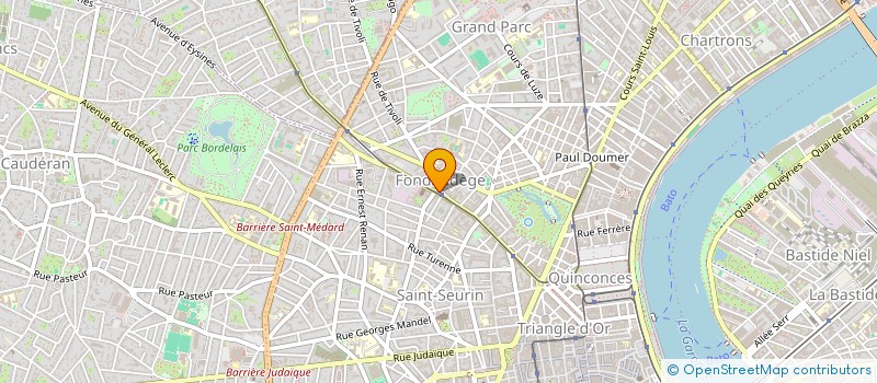 localisation de l'entreprise BBI TRANSACTIONS  BORDEAUX