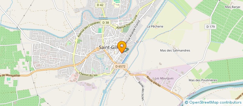 localisation de l'entreprise BBIC: RESTAURATION  BOULANGERIE LY  SAINT-GILLES