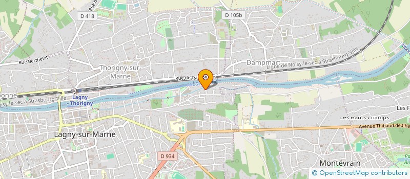 localisation de l'entreprise BBIL  LAGNY-SUR-MARNE