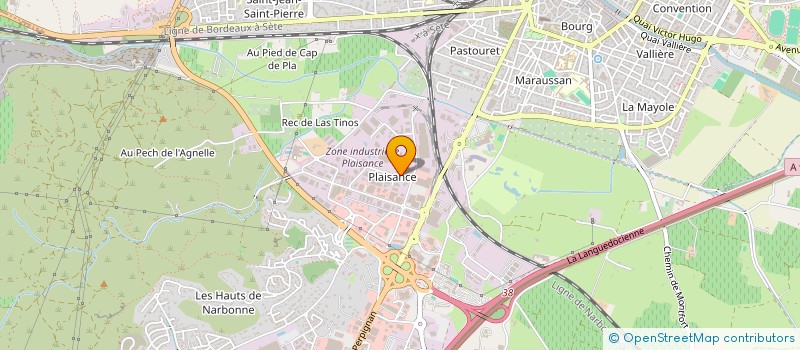 localisation de l'entreprise BBINOX à NARBONNE