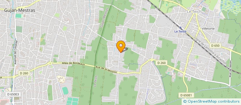 localisation de l'entreprise BBK  LE TEICH