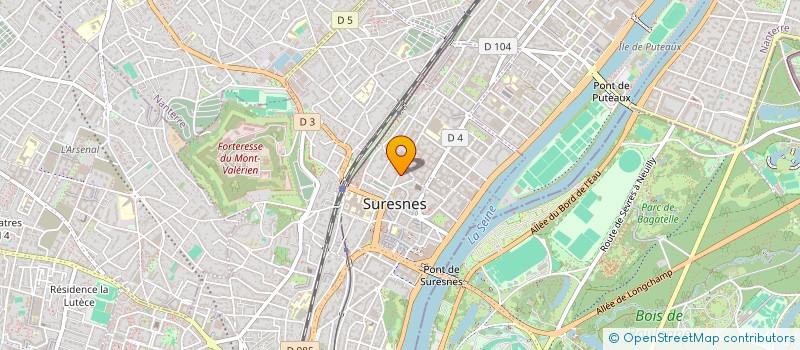 localisation de l'entreprise BBK LOGISTIQUE à SURESNES