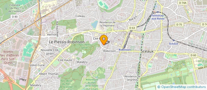 localisation de l'entreprise BBK SERVICES à CHATENAY-MALABRY