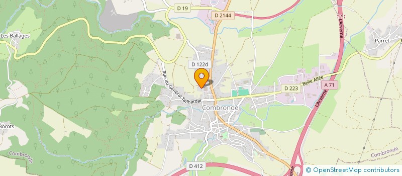 localisation de l'entreprise BBKDO  COMBRONDE