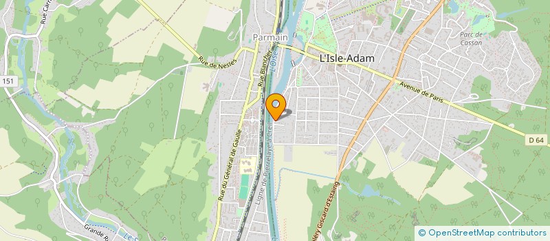 localisation de l'entreprise BBKEEPS  L'ISLE-ADAM