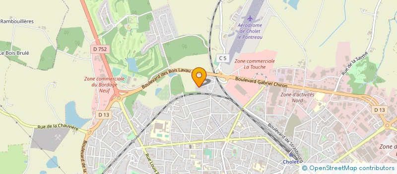localisation de l'entreprise BBKIDS à CHOLET