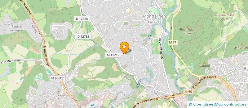 localisation de l'entreprise BBL  MONTFERRIER-SUR-LEZ