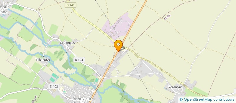 localisation de l'entreprise BBL  BRIOUX-SUR-BOUTONNE