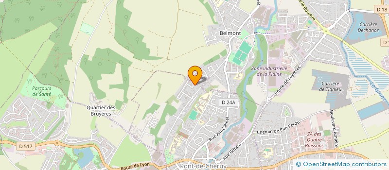 localisation de l'entreprise BBL  PONT-DE-CHERUY