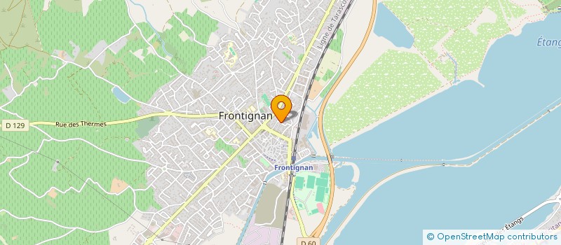 localisation de l'entreprise BBL CONSEILS à FRONTIGNAN