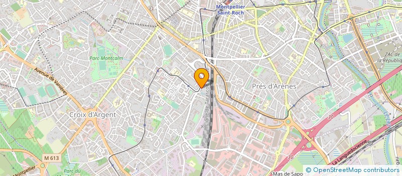 localisation de l'entreprise BBL TRANSPORTS EURL à MONTPELLIER