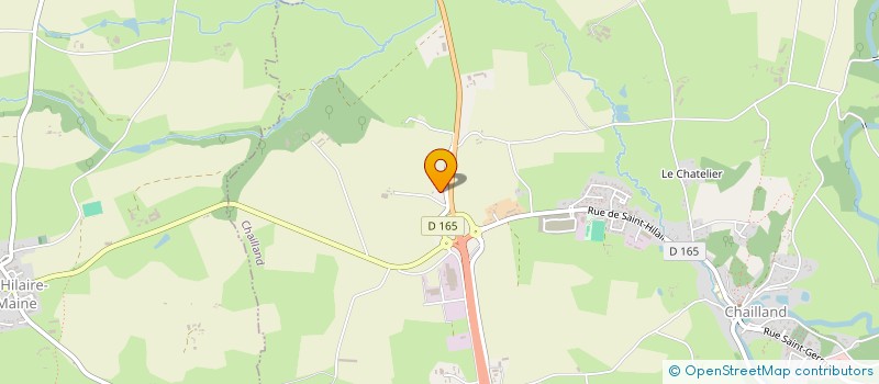 localisation de l'entreprise BBLC  CHAILLAND