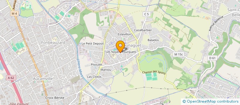 localisation de l'entreprise BBLI  LAUNAGUET