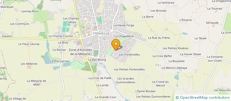 localisation de l'entreprise BBLM  MELESSE