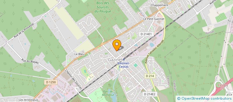 localisation de l'entreprise BBLS  CESTAS