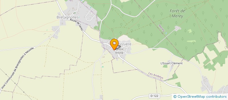 localisation de l'entreprise BBLVB 115 RUE EDOUARD ISAMBARD  LA BOISSIERE