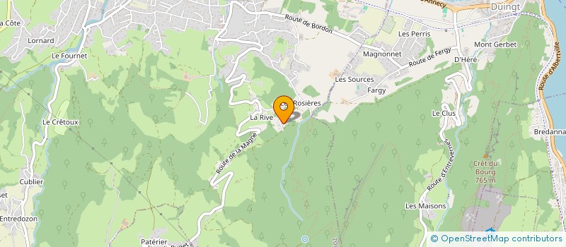 localisation de l'entreprise BBM à SAINT-JORIOZ