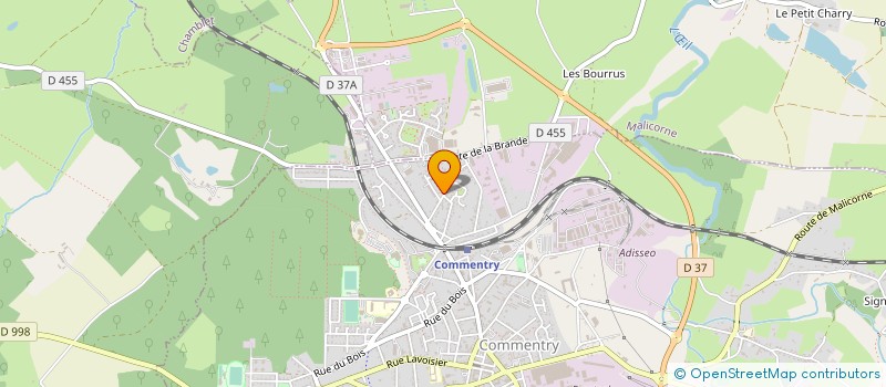localisation de l'entreprise BBM à MONTLUCON