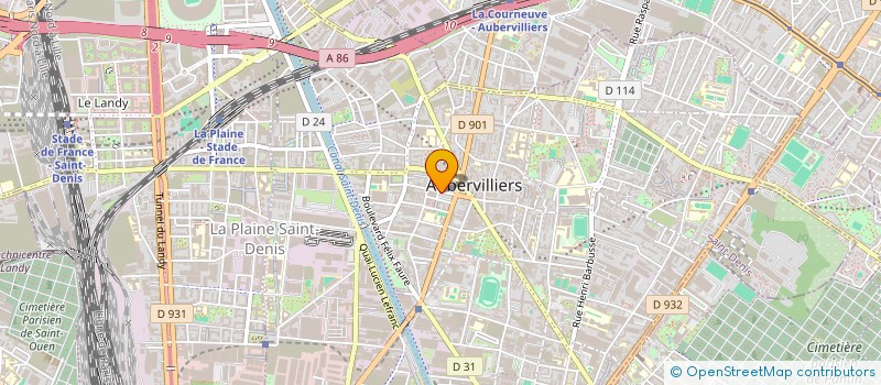 localisation de l'entreprise BBM à DRANCY