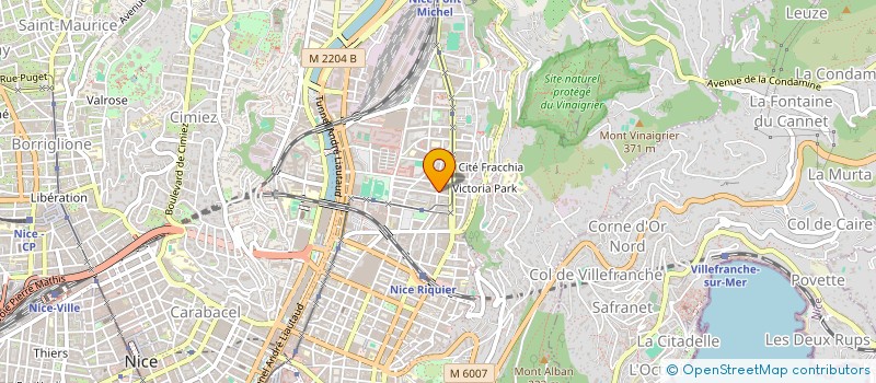 localisation de l'entreprise BBM à NICE