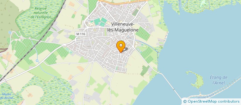 localisation de l'entreprise BBM  VILLENEUVE-LES-MAGUELONE