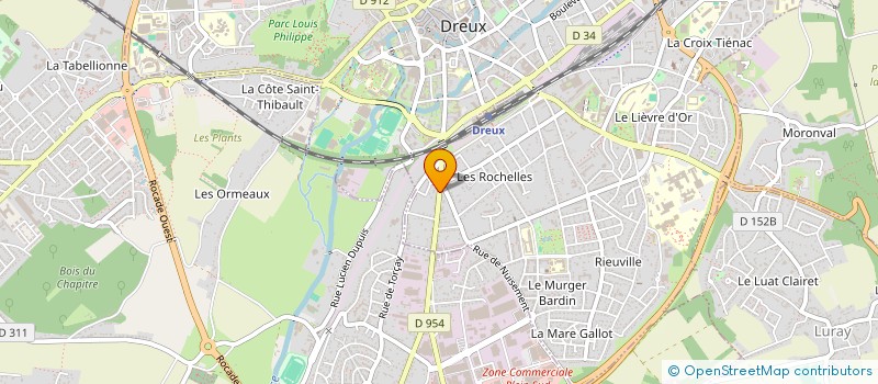 localisation de l'entreprise BBM à DREUX