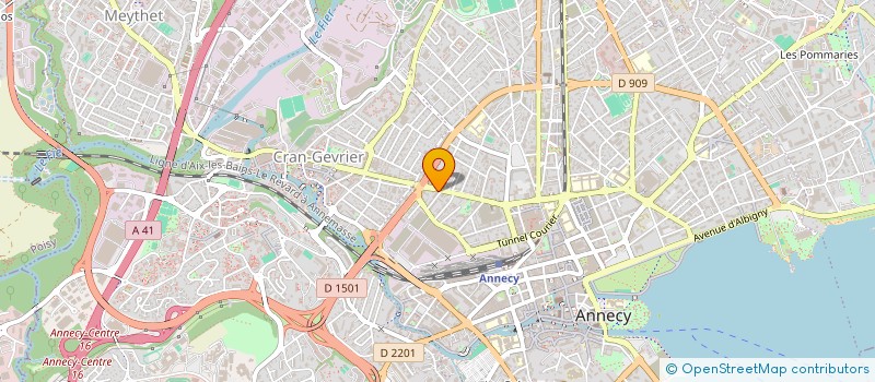 localisation de l'entreprise BBM ALLUEGES SARL à ANNECY