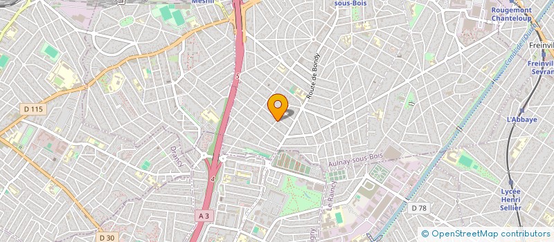 localisation de l'entreprise BBM BAT à AULNAY-SOUS-BOIS
