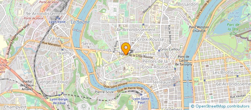 localisation de l'entreprise BBM CROIX ROUSSE  LYON