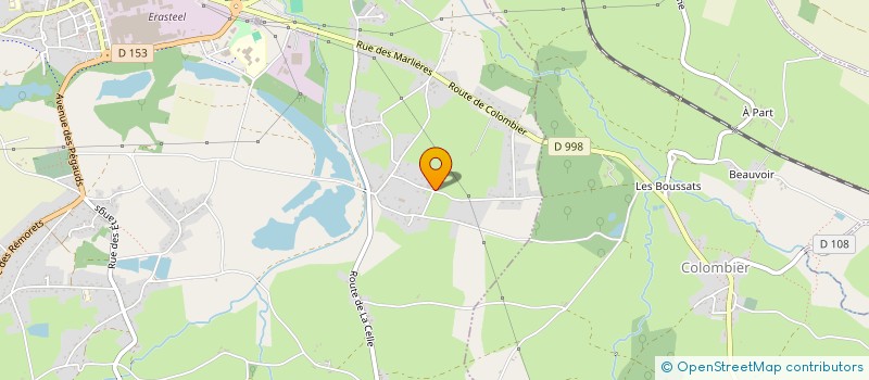 localisation de l'entreprise BBM GROUPE  COMMENTRY