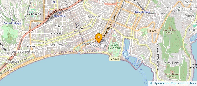 localisation de l'entreprise BBM INDUSTRIES  NICE