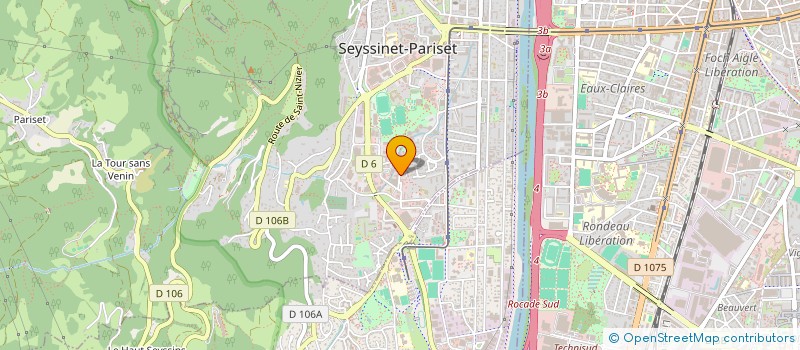 localisation de l'entreprise BBM INNOVATION à SEYSSINET-PARISET