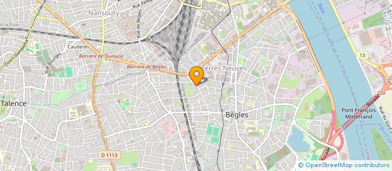 localisation de l'entreprise BBM2 INVEST à BEGLES