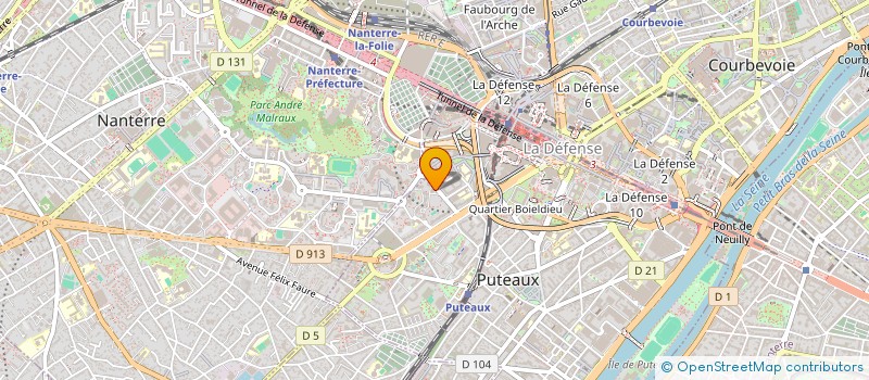 localisation de l'entreprise BBMAN à PUTEAUX