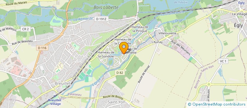 localisation de l'entreprise BBME  BREUILLET