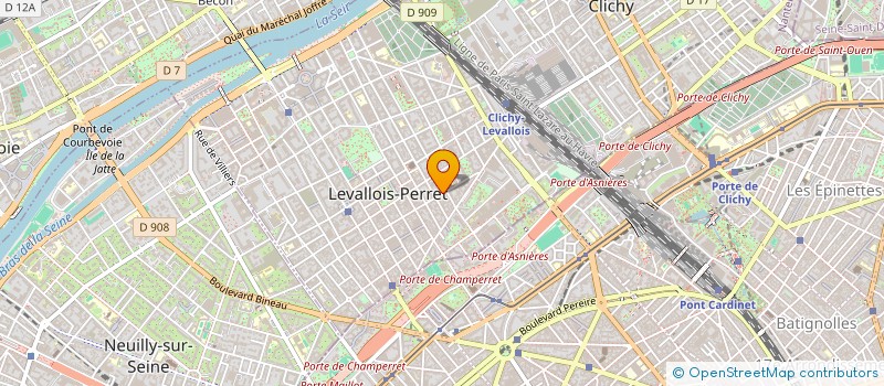 localisation de l'entreprise BBMO à LEVALLOIS-PERRET