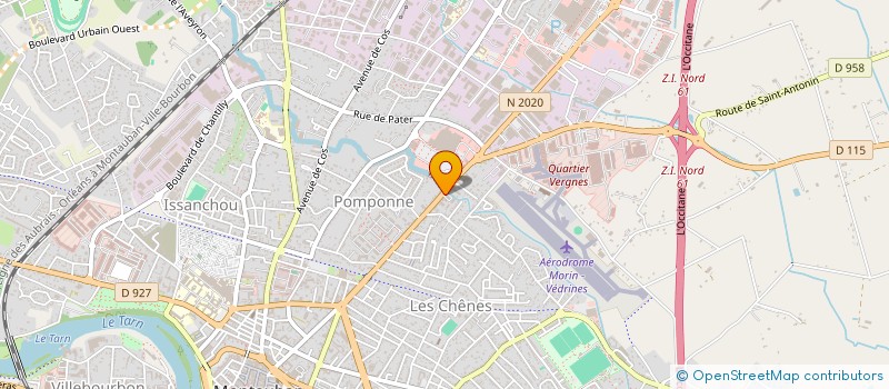 localisation de l'entreprise BBMT 82  MONTAUBAN