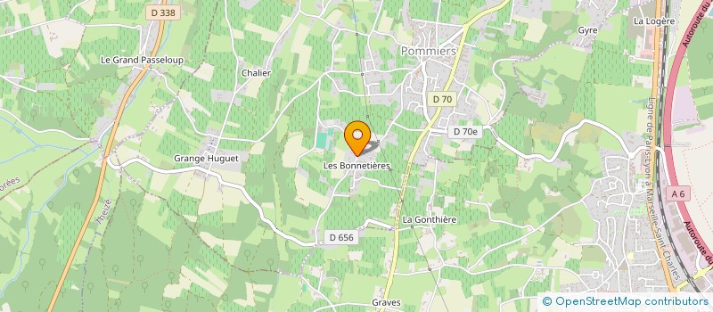 localisation de l'entreprise BBMT  POMMIERS