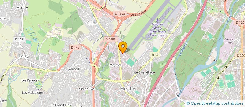 localisation de l'entreprise BBN à ANNECY