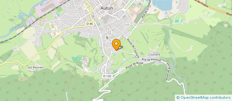 localisation de l'entreprise BBN FRET à AUTUN