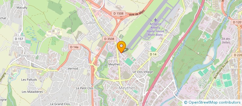 localisation de l'entreprise BBN OUTILLAGE à ANNECY