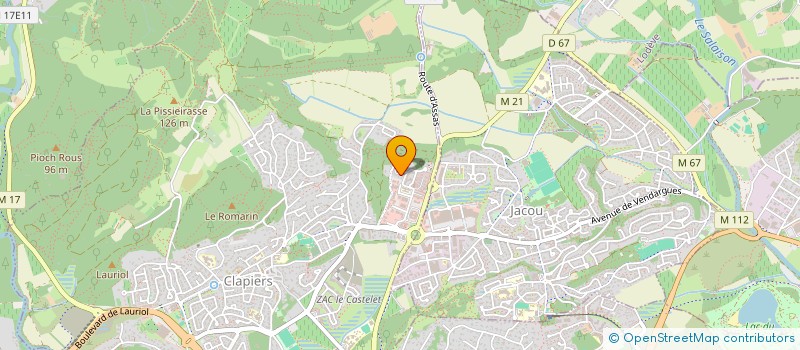 localisation de l'entreprise BBNCV  CLAPIERS