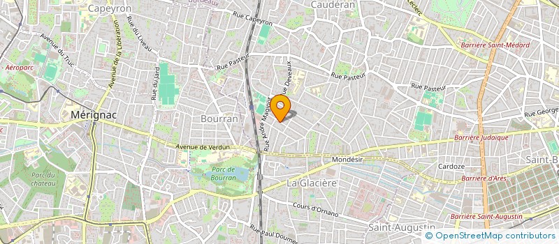 localisation de l'entreprise BBNG  BORDEAUX