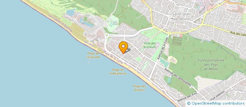 localisation de l'entreprise BBNJ PARTNERS  SAINT-JEAN-DE-MONTS