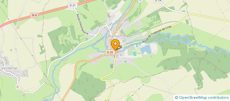 localisation de l'entreprise BBNOT  BLAMONT